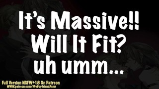 Your Sub boyfriend is secretly HUGE Down there | Male Moans Shy Bf Moaning Asmr Roleplay Deep Voice